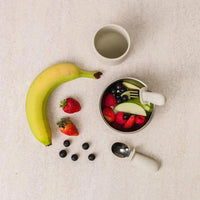 Nestling Stainless Steel Suction Bowl - Oat