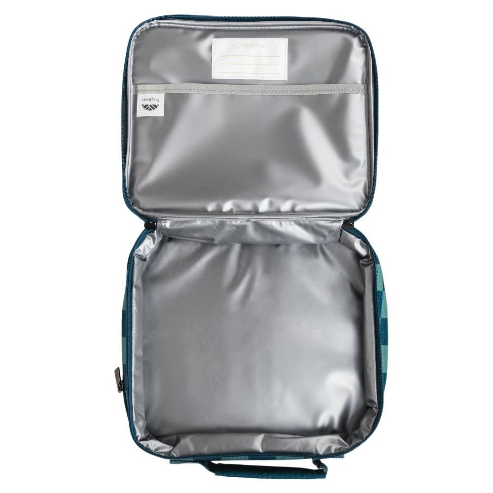 Nestling Insulated Lunch Bag - Blue/Green