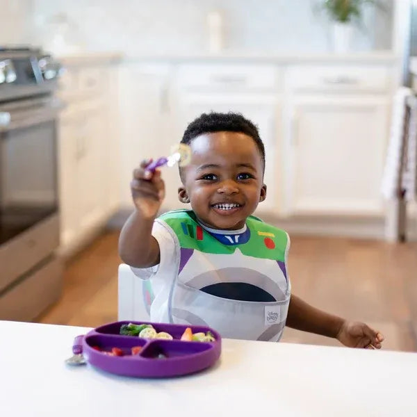Bumkins Silicone Grip Dish - Purple