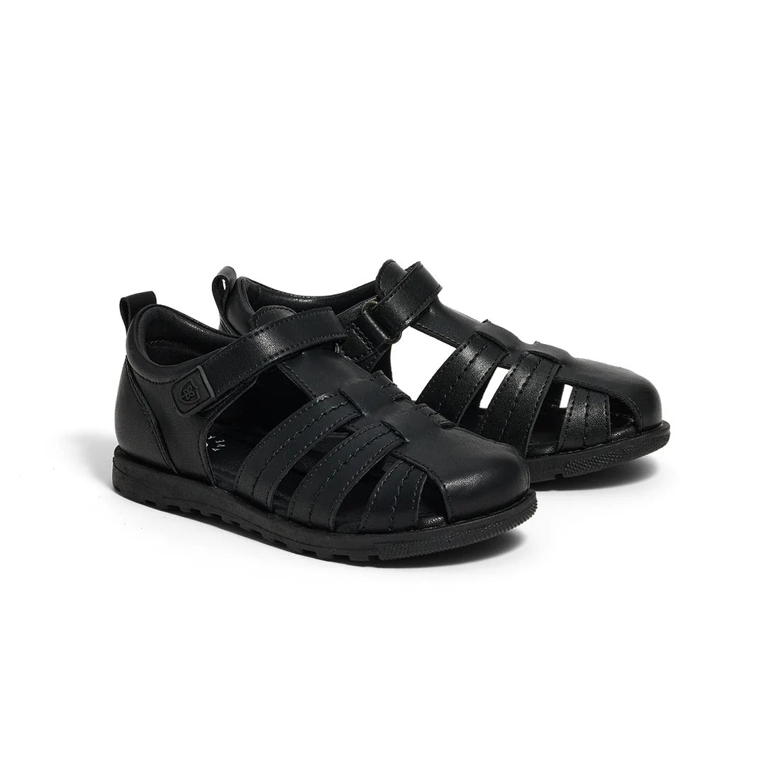 Pretty Brave Apollo Black Cage Sandals