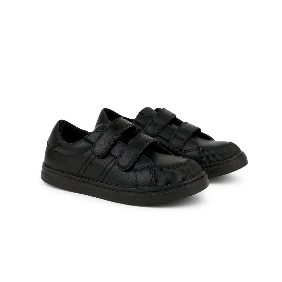 Pretty Brave Atlas Black School Trainers