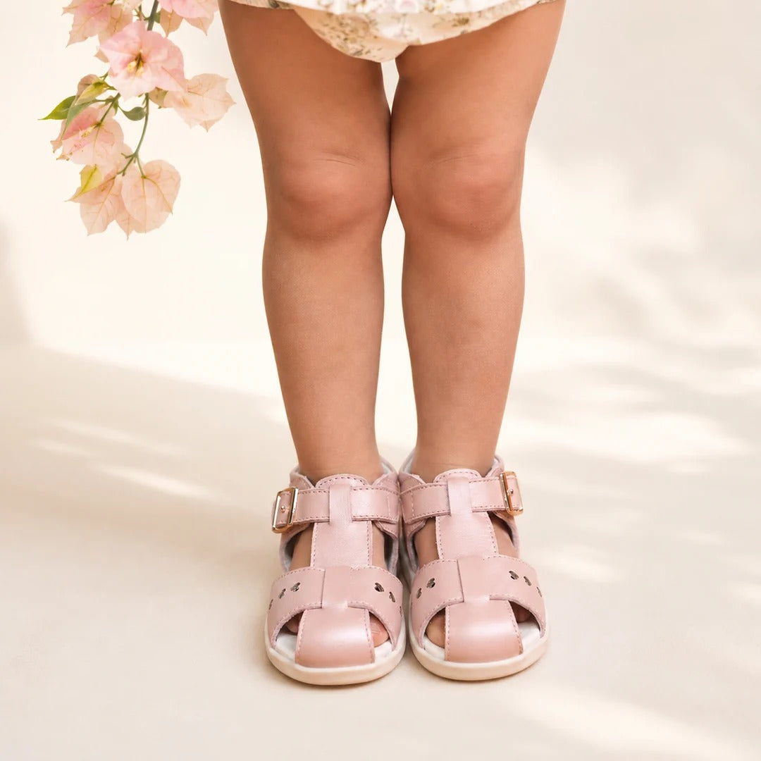 Pretty Brave Camilla Children's Sandals - Blush Pearl