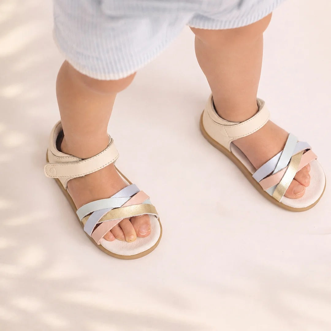 Pretty Brave Lily Children's Sandals - Pastel Multi