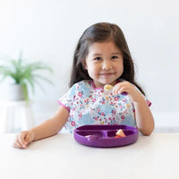 Bumkins Silicone Grip Dish - Purple