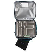 Nestling Insulated Lunch Bag - Blue/Green