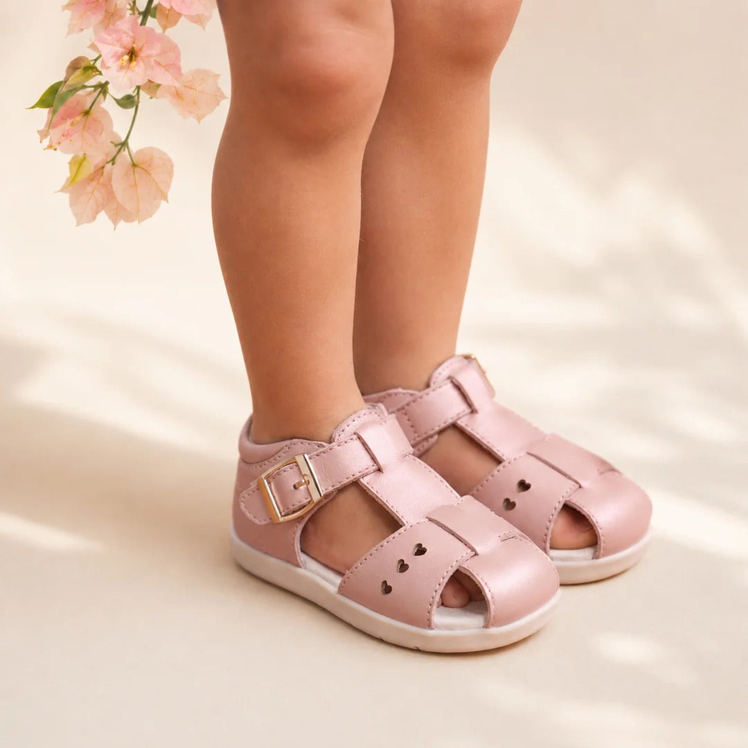 Pretty Brave Camilla Children's Sandals - Blush Pearl
