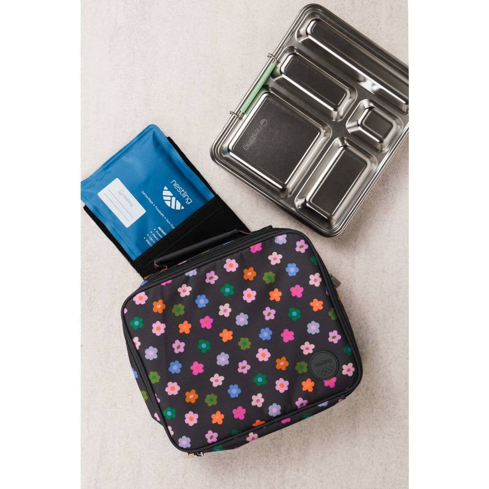 Nestling Insulated Lunch Bag - Flowers