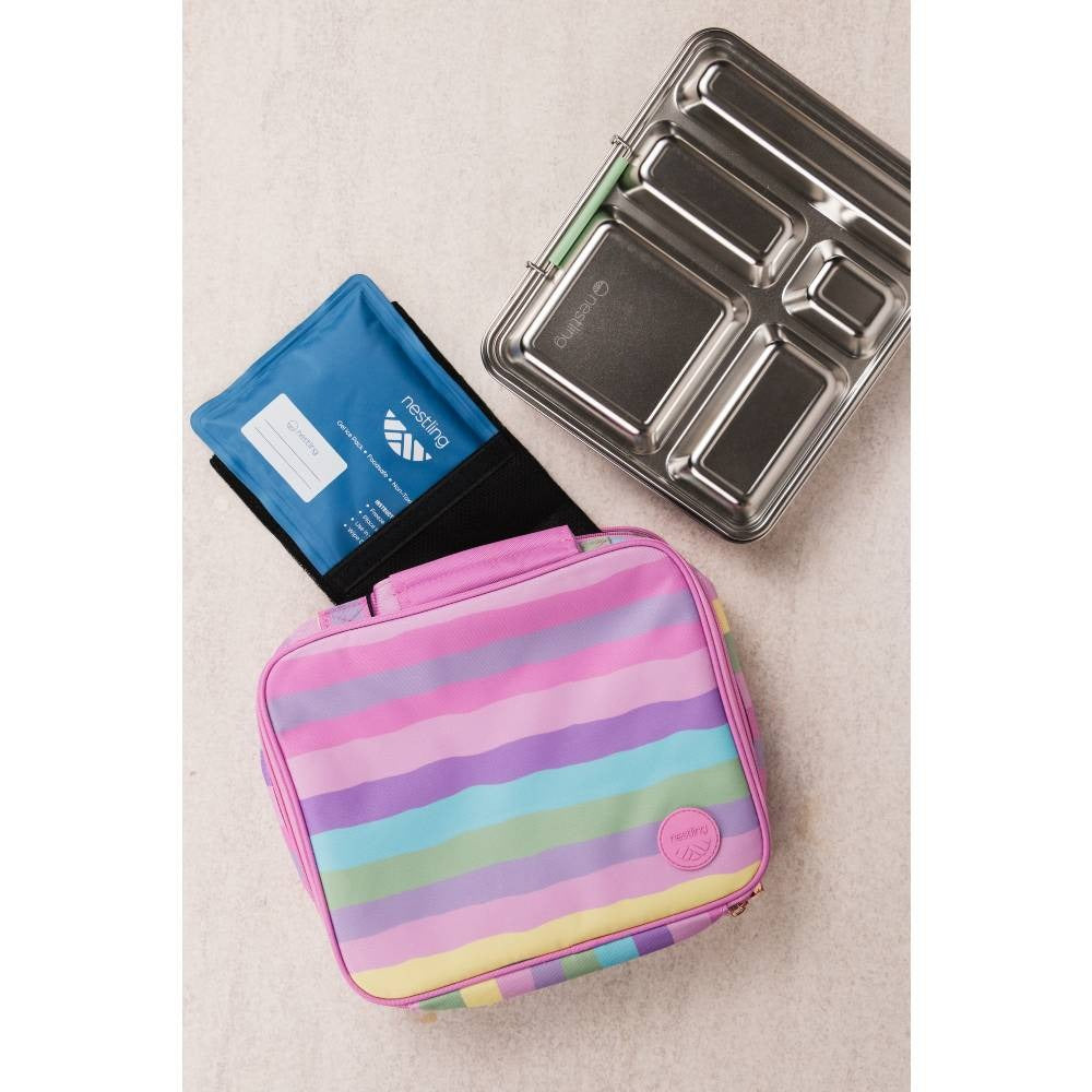 Nestling Insulated Lunch Bag - Sorbet Stripe