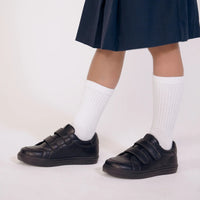 Pretty Brave Atlas Black School Trainers