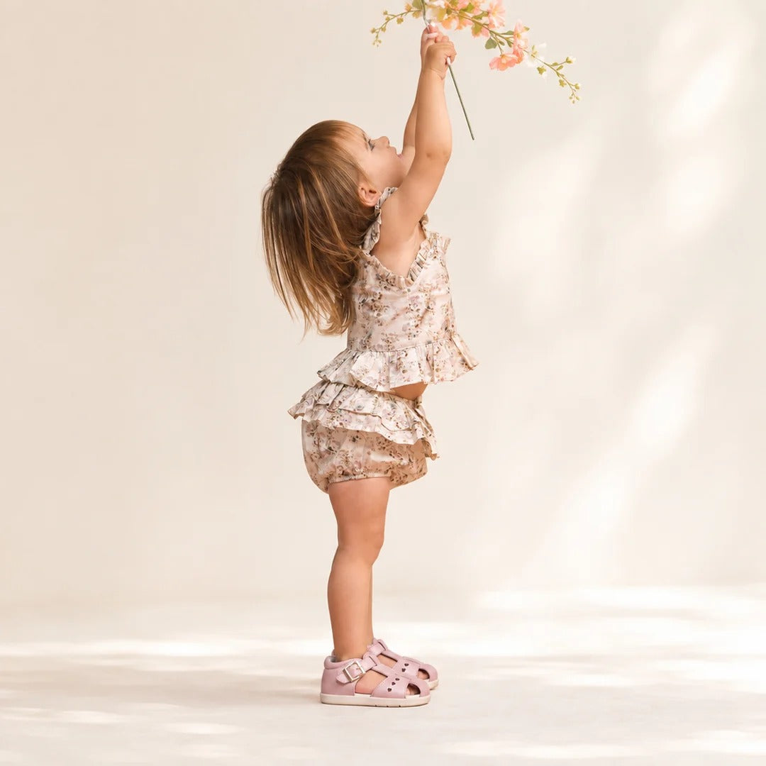 Pretty Brave Camilla Children's Sandals - Blush Pearl