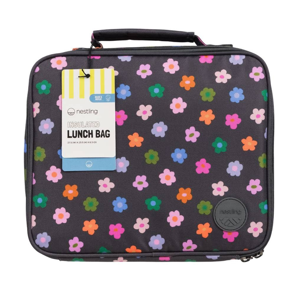 Nestling Insulated Lunch Bag - Flowers