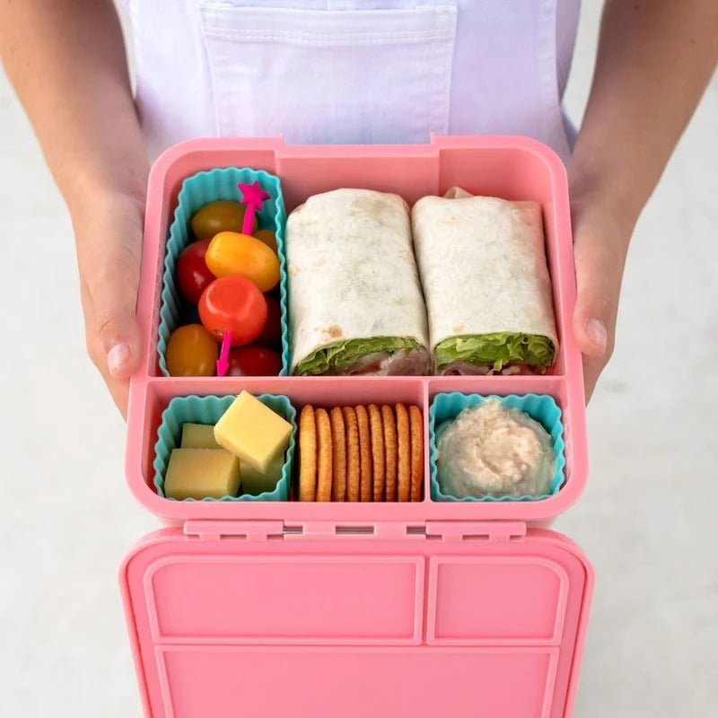 Shop Little Lunch Box Co Leakproof Bento Three - Strawberry NZ | Premium Lunch Boxes for School Kids