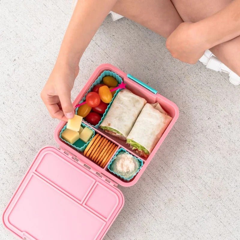 Shop Little Lunch Box Co Leakproof Bento Three - Strawberry NZ | Premium Lunch Boxes for School Kids