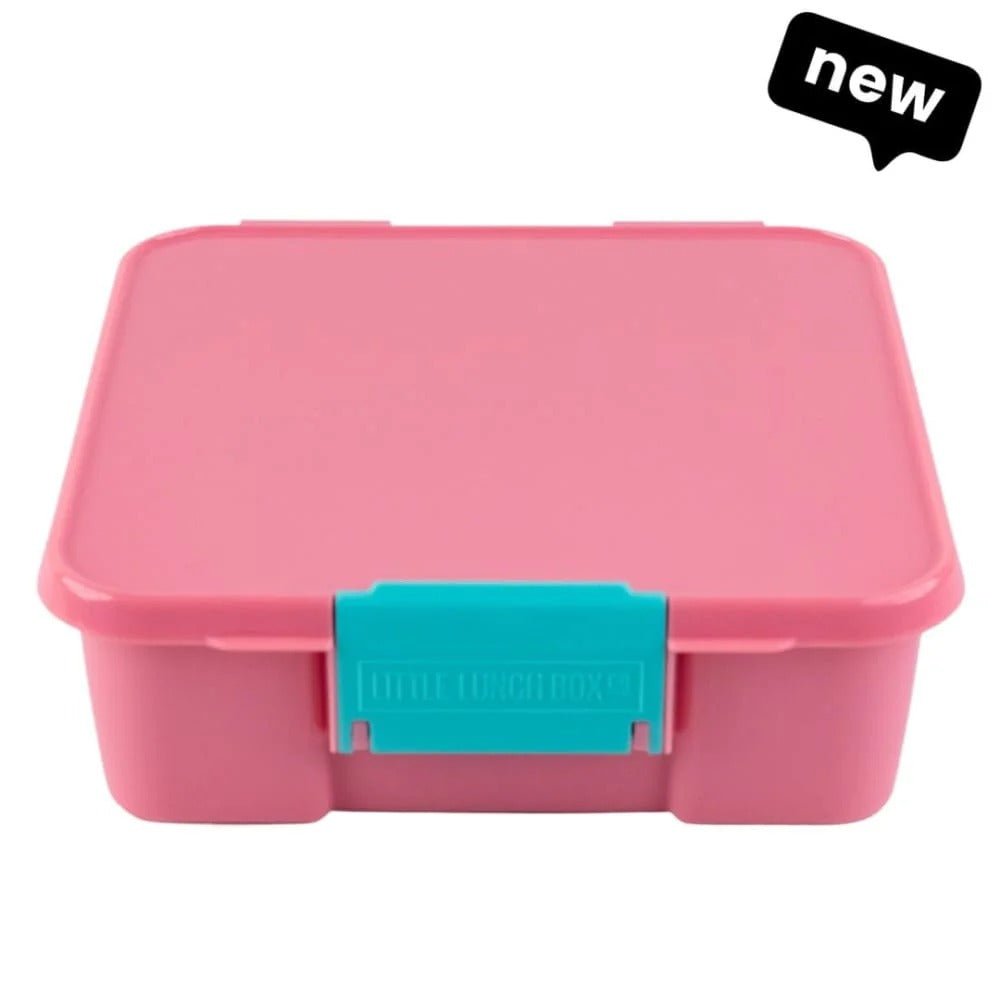 Shop Little Lunch Box Co Leakproof Bento Three - Strawberry NZ | Premium Lunch Boxes for School Kids
