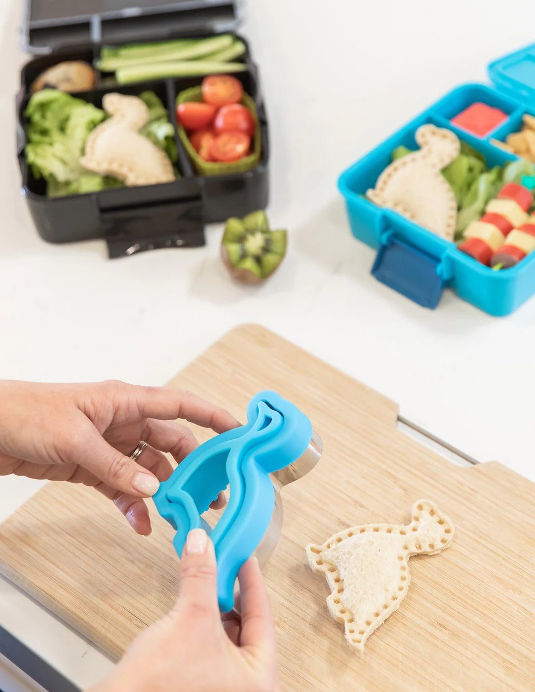 Lunch Punch Cut & Crimp Sandwich Pockets - Dinosaur - Sandwich Cutters & Stamps - 