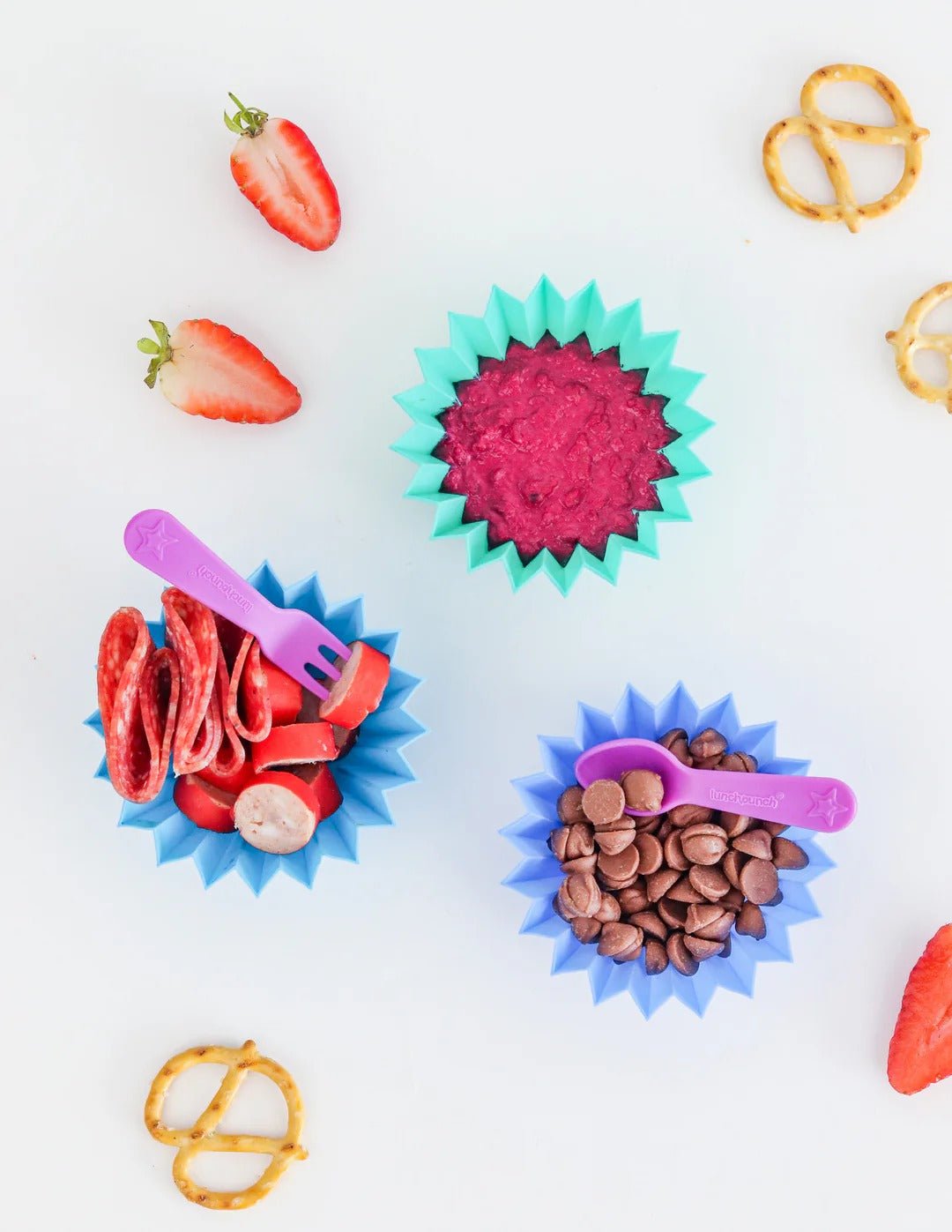 Lunch Punch Lunch Box Fork and Spoon Set - Blush - Bowls & Utensils - 