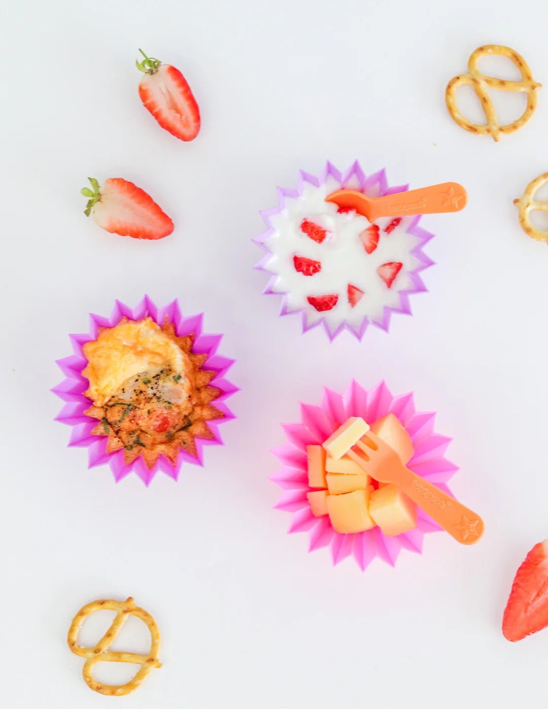 Lunch Punch Lunch Box Fork and Spoon Set - Brights - Bowls & Utensils - 