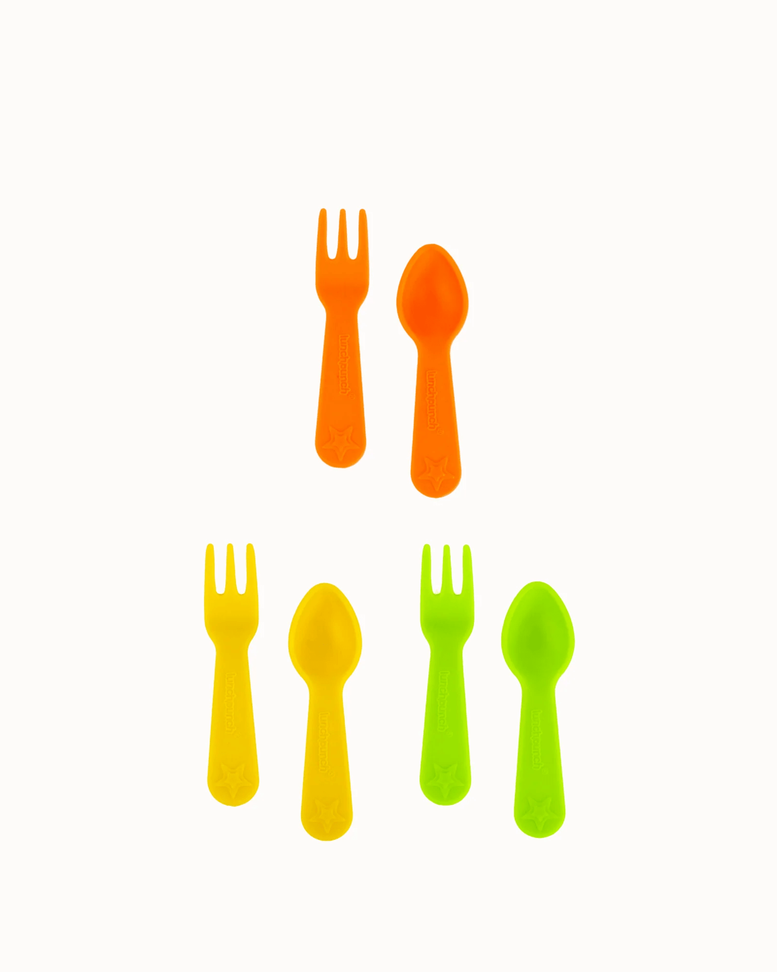 Lunch Punch Lunch Box Fork and Spoon Set - Brights - Bowls & Utensils - 