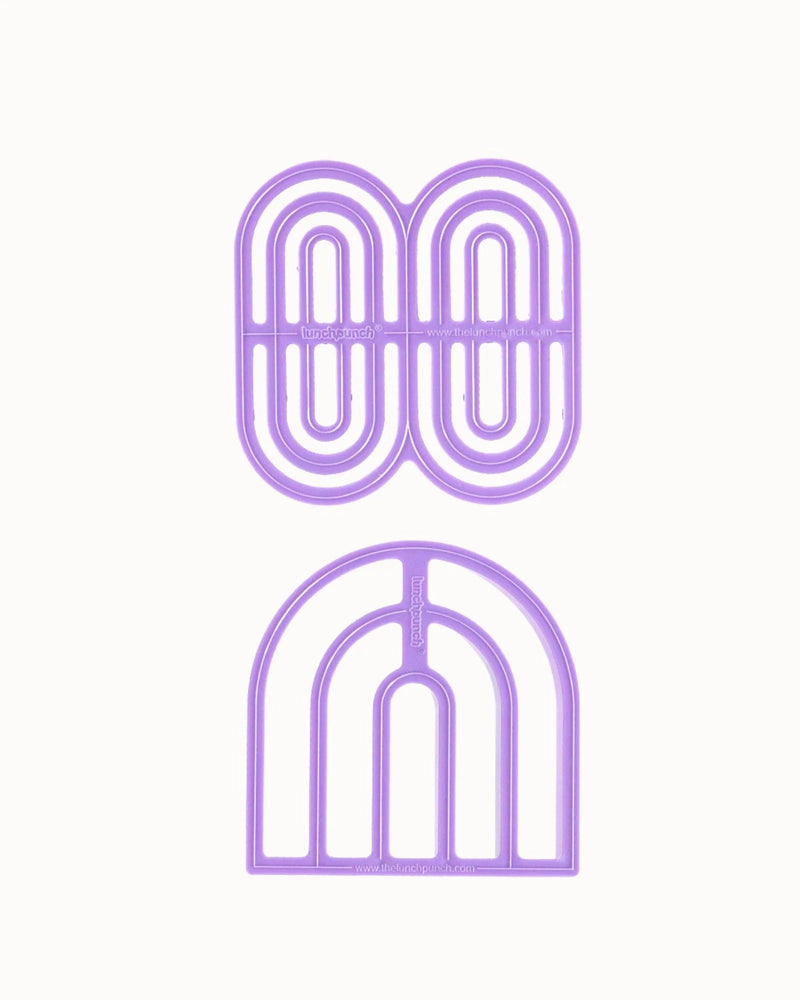 Lunch Punch Sandwich Cutters - Rainbows - Sandwich Cutters & Stamps - 