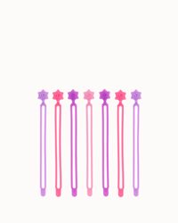 Lunch Punch Silicone Wrap Bands - Blush - Sandwich Cutters & Stamps - 