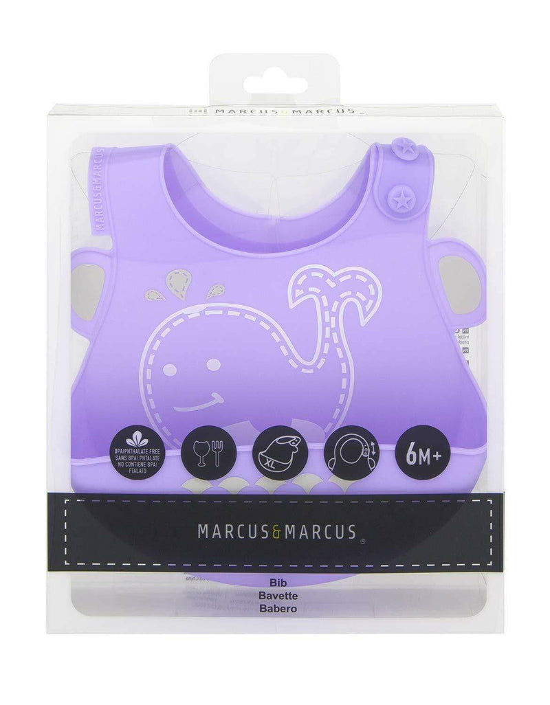 Marcus & Marcus Baby Bib - Whale - HYPHEN KIDS