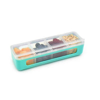 Melii 4 Compartment Snackle Box - Blue - Snack Box - snack box