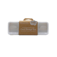 Melii 4 Compartment Snackle Box - Luxe Ivory Snack Box for kids