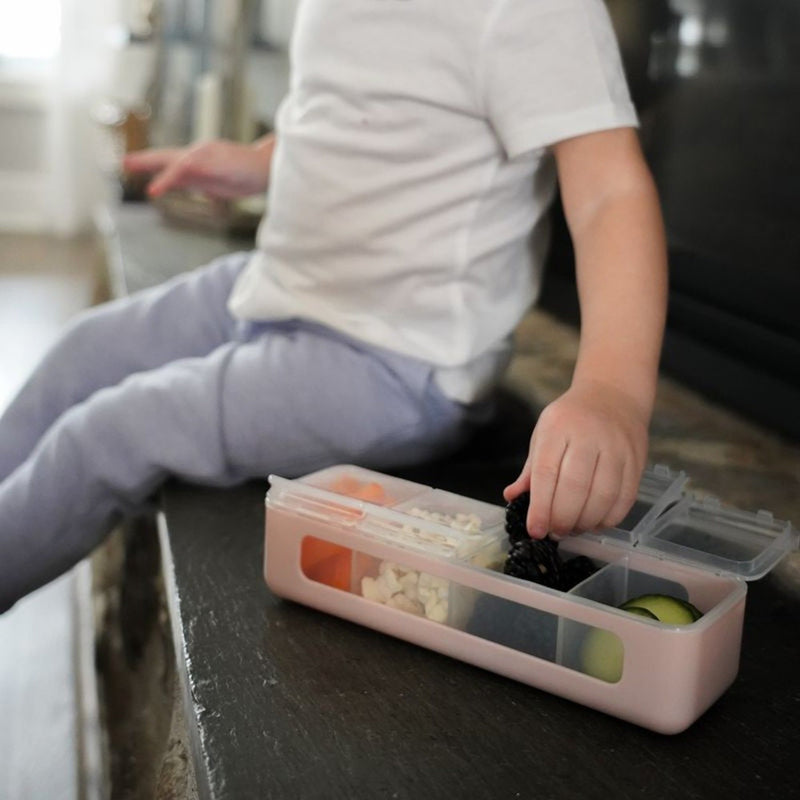Melii 4 Compartment Snackle Box - Pink - Snack Box - 