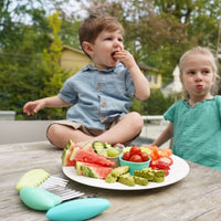Shop Melii Crinkle Cutters - Blue, Mint, Lime NZ | Premium Sandwich Cutters & Stamps for School Kids