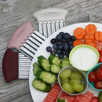 Shop Melii Crinkle Cutters - Luxe Pink NZ | Premium Sandwich Cutters & Stamps for School Kids