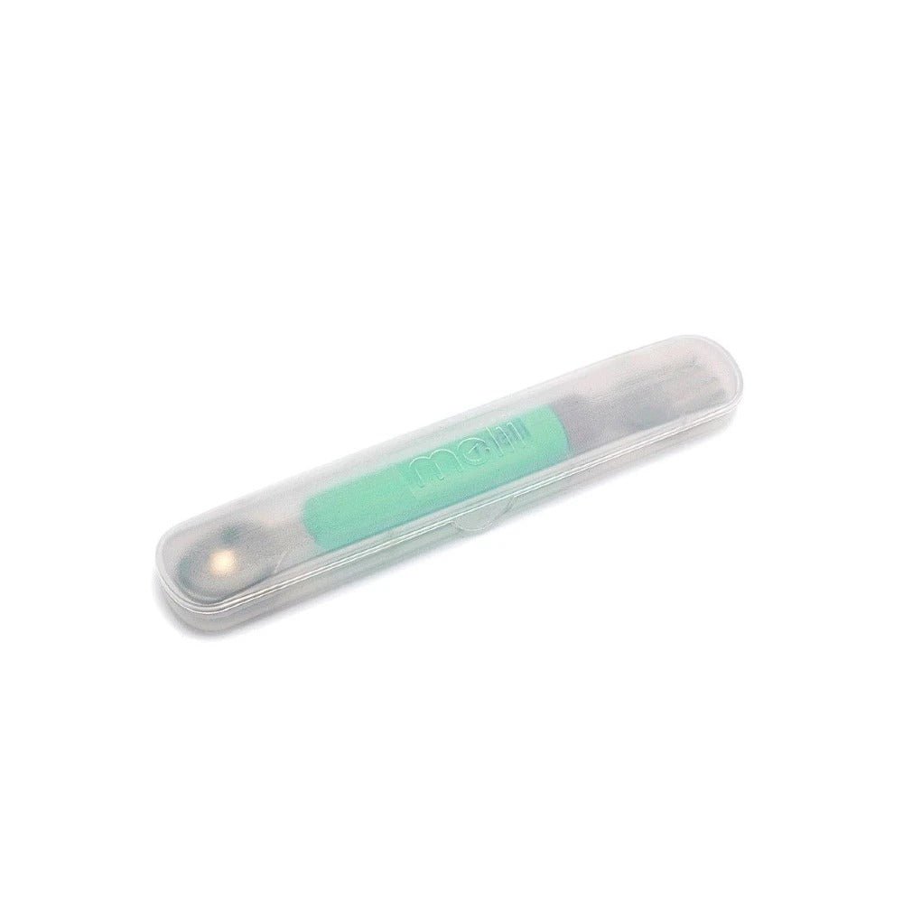 Shop Melii Detachable Spoon & Fork - Mint + Grey NZ | Premium Utensils for School Kids