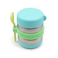 Shop Melii Insulated Fidget Thermos - Mint/Blue/Lime NZ | Premium Food Jar for School Kids