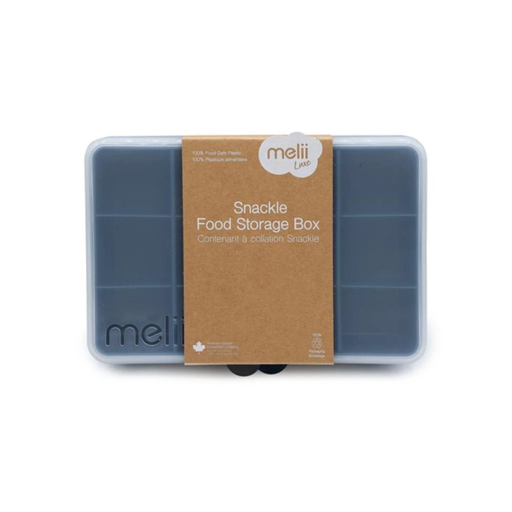 Shop Melii Snackle Box Regular - Luxe Blue NZ | Premium Snack Box for School Kids