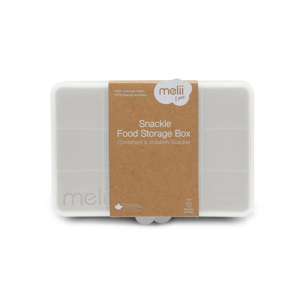 Shop Melii Snackle Box Regular - Luxe Ivory NZ | Premium Snack Box for School Kids