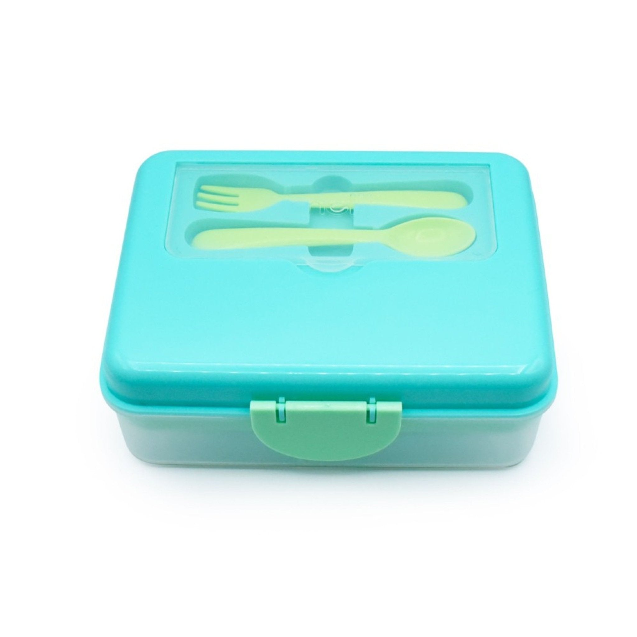 Melii 2 Tier Bento Box - Blue & Mint - Lunch Boxes - Large Lunch Box