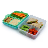 Melii 2 Tier Bento Box - Blue & Mint - Lunch Boxes - Large Lunch Box