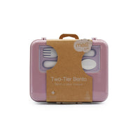Melii 2 Tier Bento Box - Luxe Pink - Lunch Boxes - Large Lunch Box