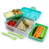 Melii 2 Tier Bento Box - Blue & Mint - Lunch Boxes - Large Lunch Box