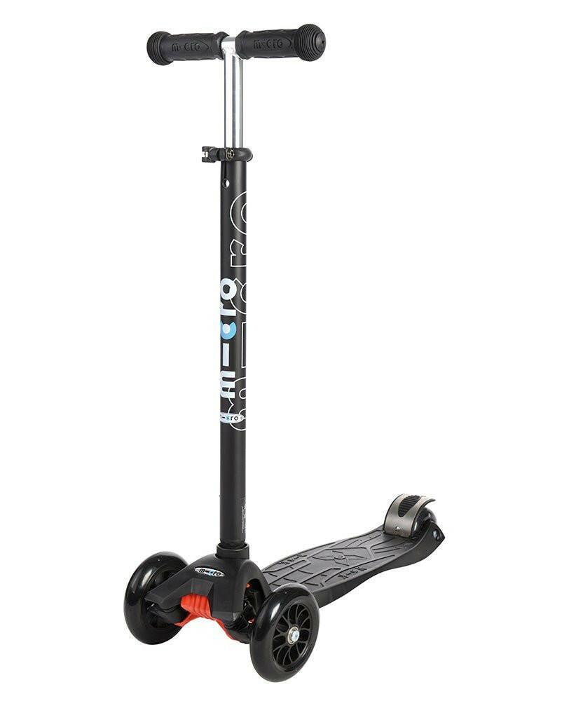 Maxi Micro Classic 3 Wheel Kids Scooter - Black - HYPHEN KIDS
