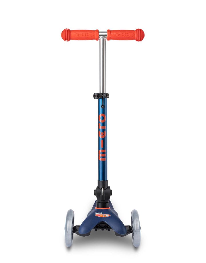 Mini Micro Deluxe Foldable 3 Wheel Scooter - Navy Blue - HYPHEN KIDS