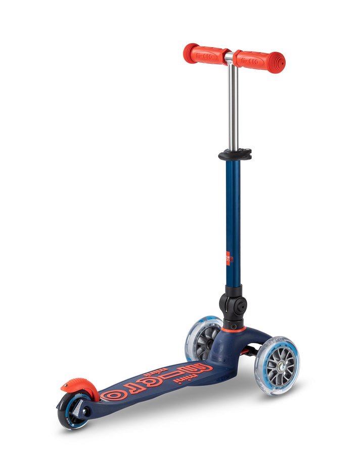 Mini Micro Deluxe Foldable 3 Wheel Scooter - Navy Blue - HYPHEN KIDS
