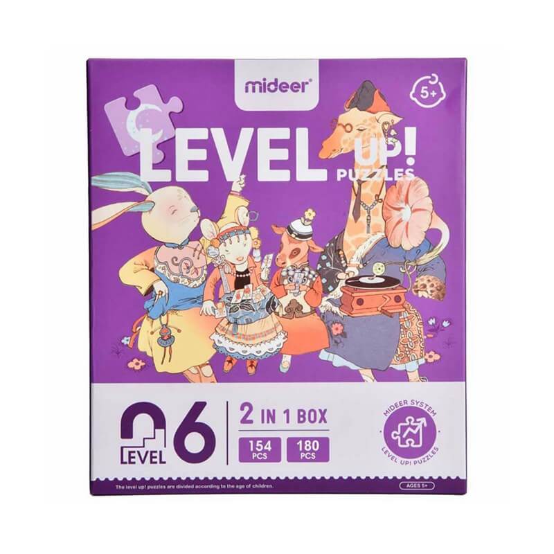Mideer Progressive Puzzles - Level 6 Forest Fantasy Party | Ages 5+ | Includes 2 bags -HYPHEN KIDS