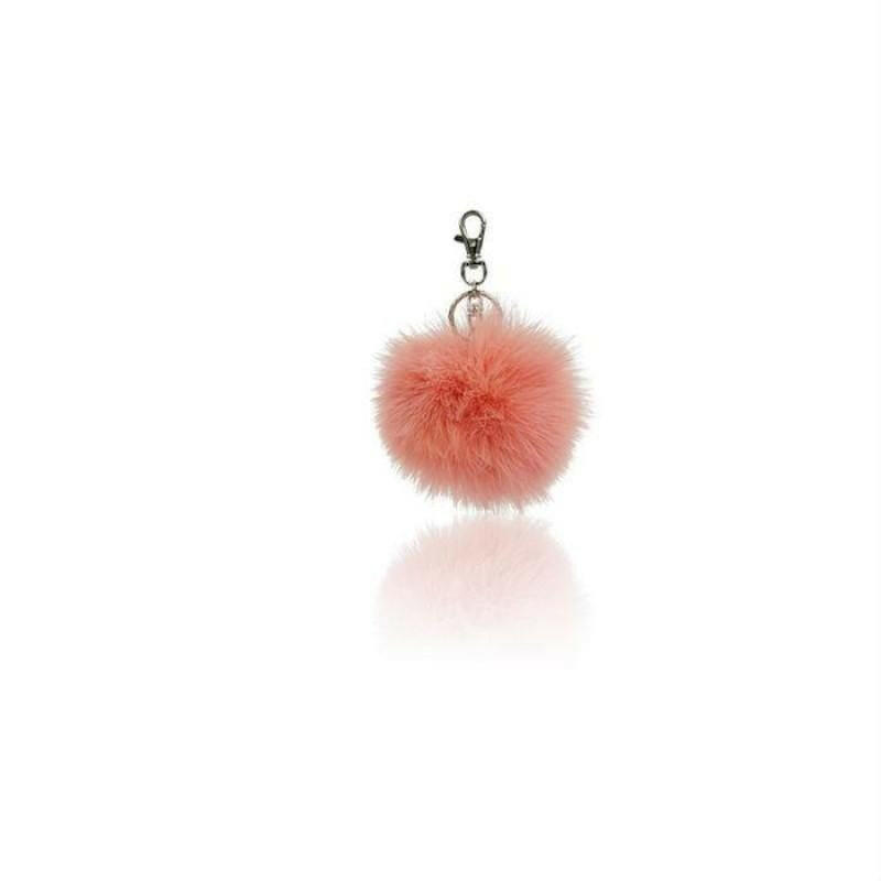 MILK & SODA Emilie Keyring Salmon Pink - Hair Accessories - not - on - sale