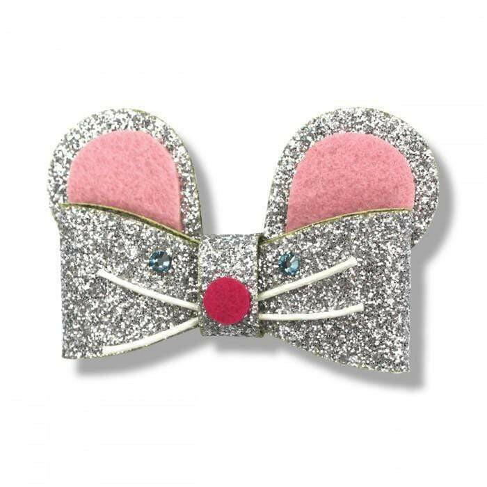 Milk & Soda GLITTER PET DUCK CLIP - Silver - HYPHEN KIDS