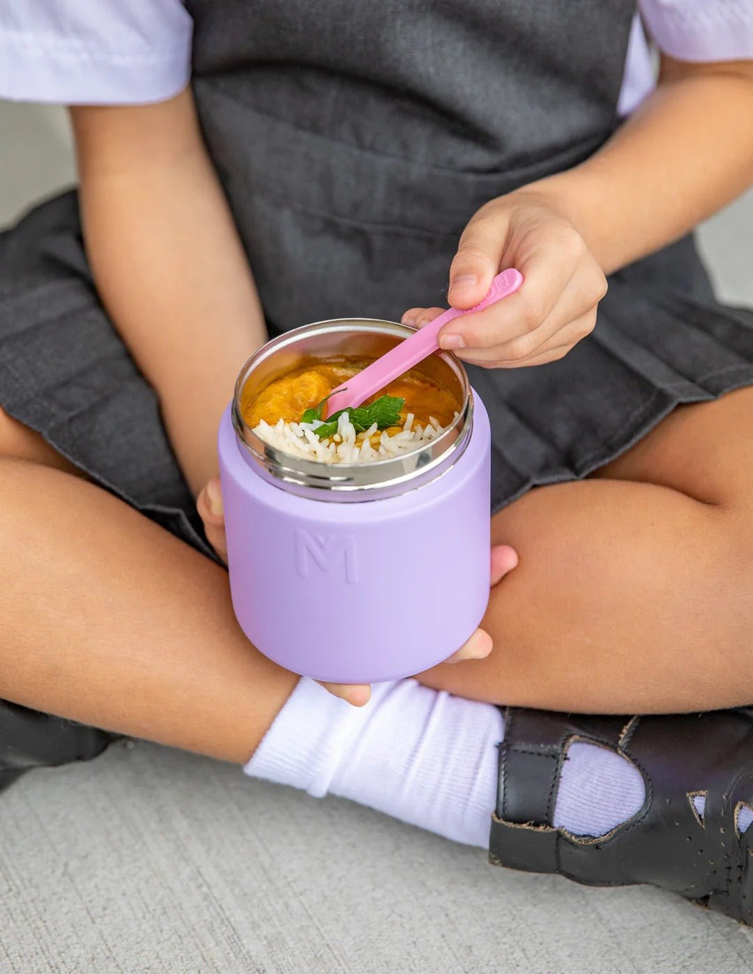 Montii Insulated Food Jar - Lilac - HYPHEN KIDS