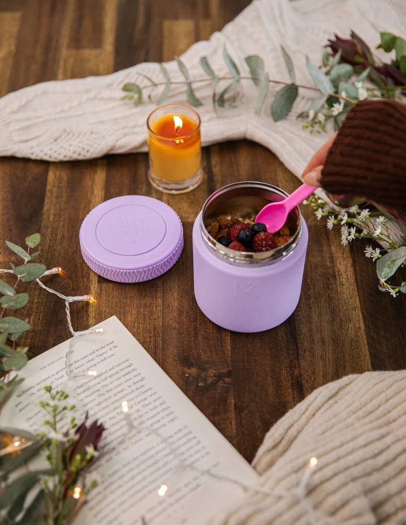 Montii Insulated Food Jar - Lilac - HYPHEN KIDS