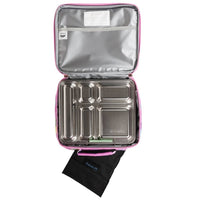 Nestling Insulated Lunch Bag - Sorbet Stripe – Lunch Bag NZ | Hyphen Kids