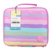 Nestling Insulated Lunch Bag - Sorbet Stripe – Lunch Bag NZ | Hyphen Kids