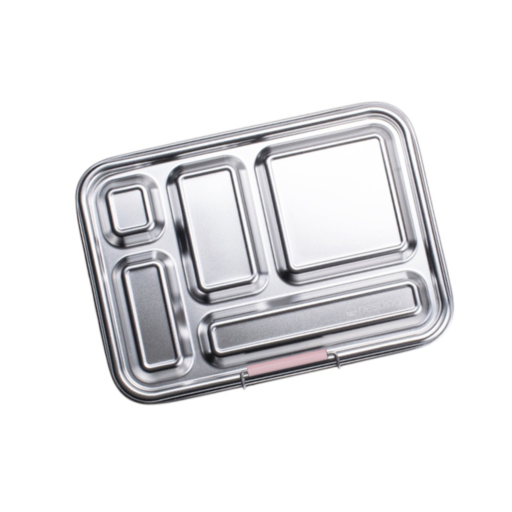 Nestling Stainless Steel Bento Box - Dusty Pink - Lunch Boxes - Steel