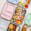 Nestling Stainless Steel Jumbo Bento Box - Dusty Pink - Lunch Boxes - Steel